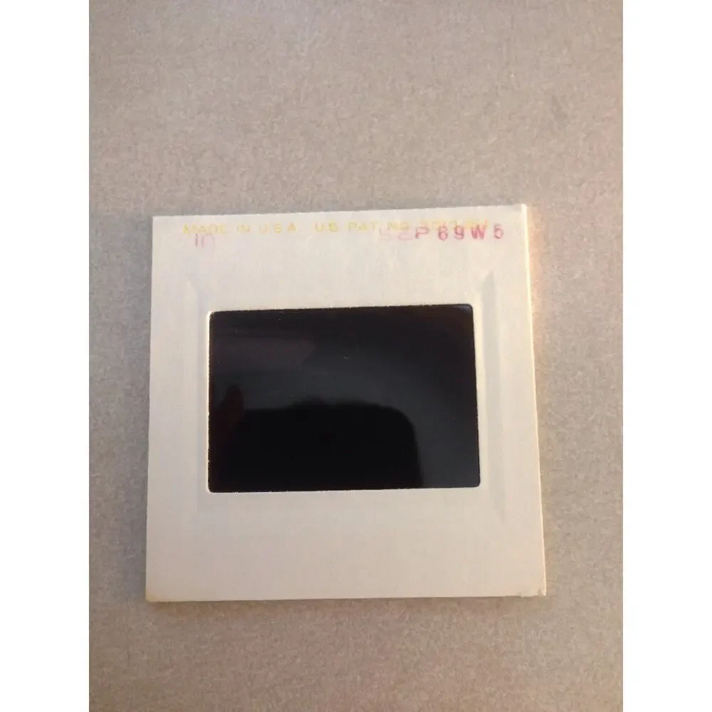 Vtg 1969 Men in Parking Lot Cars Automobiles Ektachrome Photograph Color Slide